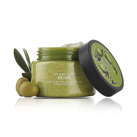 The Body Shop Olive Exfoliating Cream Body Scrub 250ML ICM4ONLINE COM