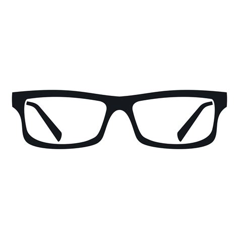 Eye Glasses Icon Simple Style Vector Art At Vecteezy