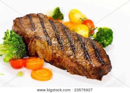 Gourmet Steak Broccoli Image Photo Free Trial Bigstock