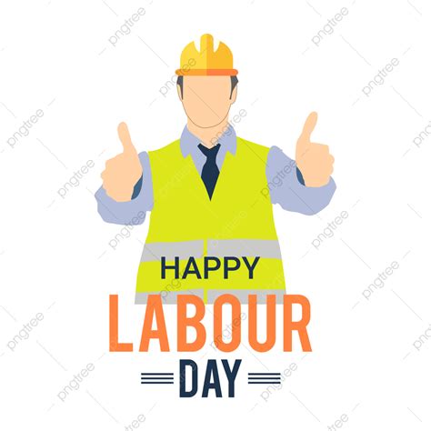 Happy Labour Day Design In Vector Text Happy Labour Day Celebration