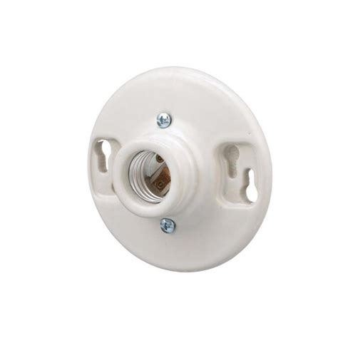 Eaton White Ceiling Socket In The Light Sockets Department At