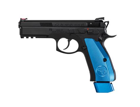 Cz 75 Sp 01 Competition Blue 21rd 9mm Handgun Shoot Straight