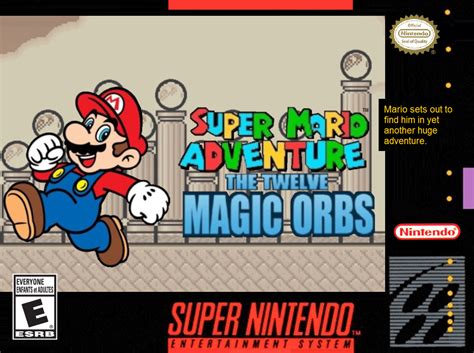 Super Mario Adventure The Twelve Magic Orbs Snes Box Art Consolas