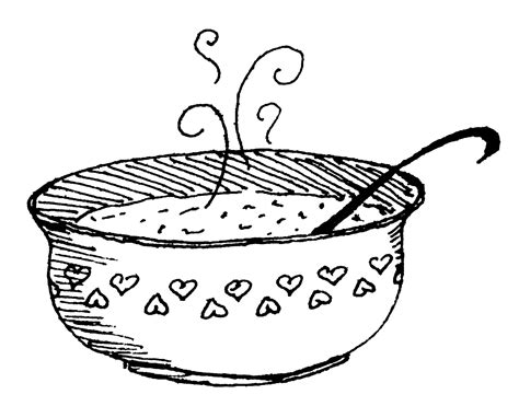 Bowl Of Soup Drawing At Getdrawings Free Download