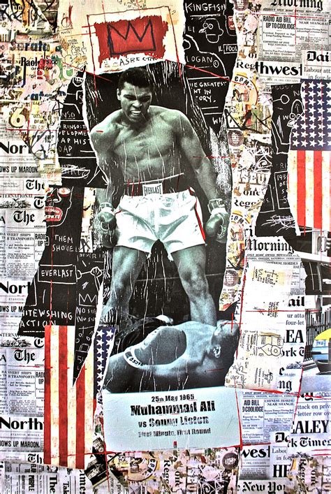 Ali center launches new digital museum and archives as part of ali festival (press release). Mohamed Ali, Basquiat, Street Art, Pop Art, Collage, Jeff ...