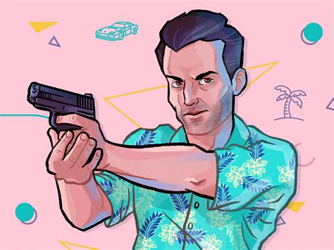 Tommy Vercetti Grand Theft Auto Vice City By Charles