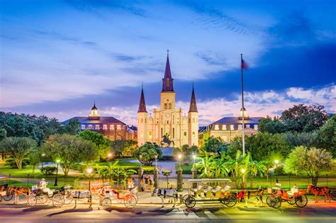 Jackson Square In New Orleans A Historic Park In The French Quarter