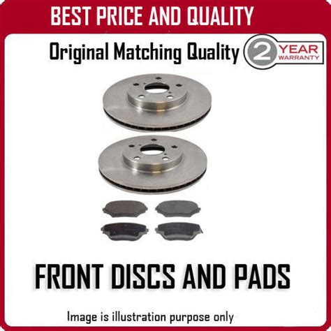 Front Brake Discs And Pads For Citroen C3 Picasso 16 Hdi 90bhp 5