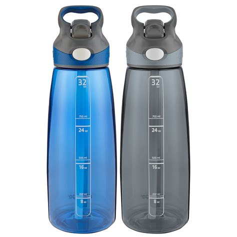 2 Pack Contigo Addison Autospout 32 Oz Water Bottles 1098 Wheel N