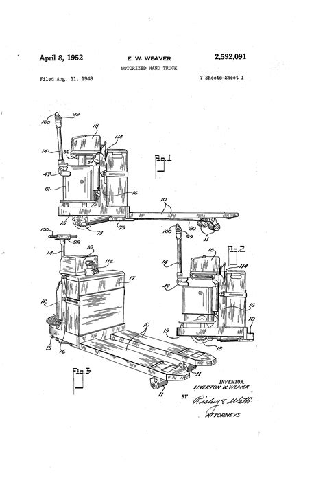 Raymond walkie pallet jack wire harness (ebay link) | pallet jack, electric pallet, pallet. Patent US2592091 - Motorized hand truck - Google Patents