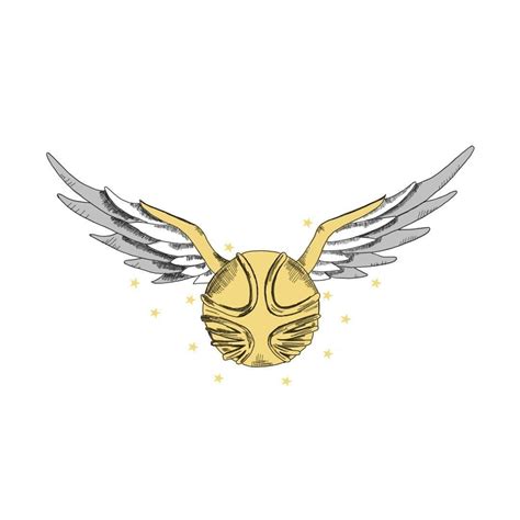 Golden Snitch Clipart | Harry potter drawings, Harry potter sketch