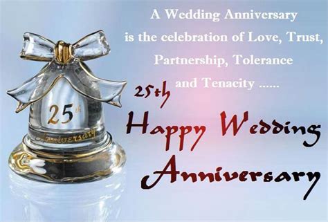 This love between you remains forever and enjoys the beautiful fruit of the earth and form of love and wife. 25th Wedding Anniversary Wishes and Messages - WishesMsg