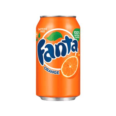 Fanta Orange Large Can Transparent PNG StickPNG