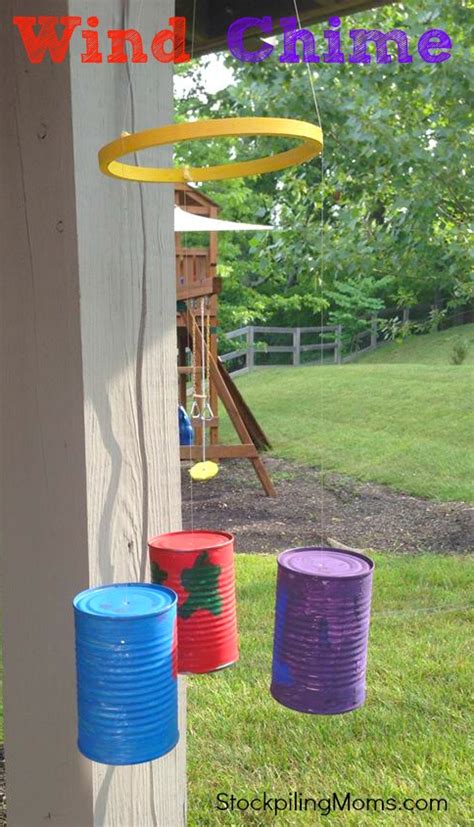 Tin Can Wind Chime Craft