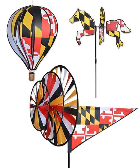 The Backyard Naturalist Has Maryland Flag Themed Wind Spinners And