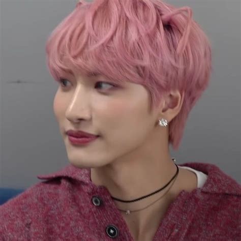 Seonghwa Icon Pirate Hair Hair Stiles Pink Hair