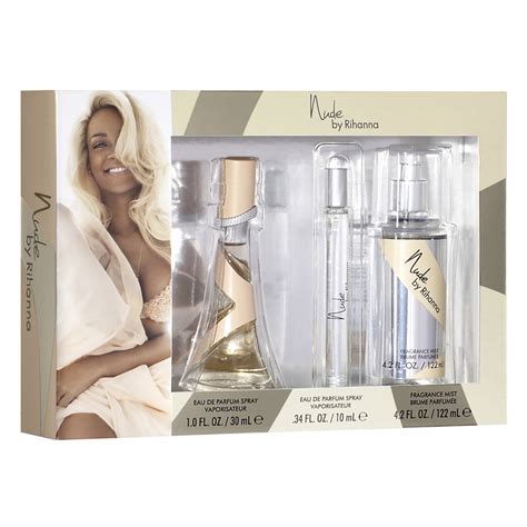 Rihanna Nude Perfume Gift Set For Women 3 Pieces Walmart Com