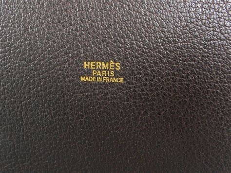 Hermes Vintage 1999 Dark Brown Leather Market Bucket Bag At 1stdibs
