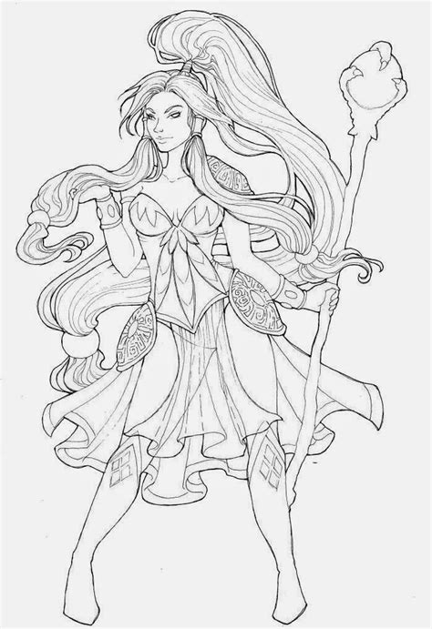Download now (png format) my safe download promise. Female Sorceress Coloring Pages