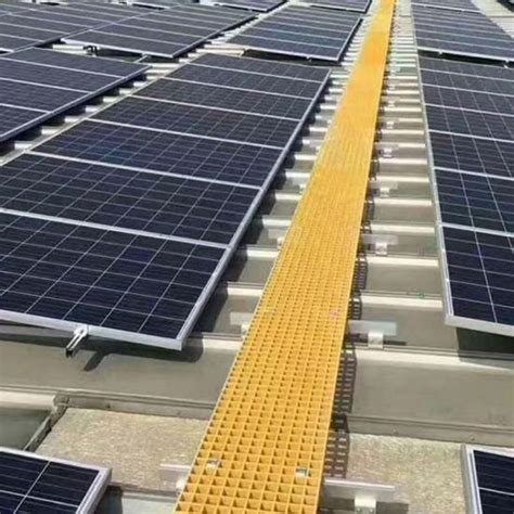 Frp Solar Panel Rooftop Walkway For System Maintain Manufacturers