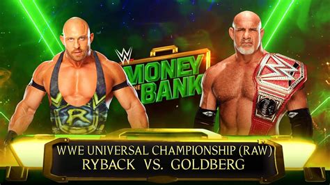 Match Of The Week Goldberg Vs Ryback Wrestling On Earth