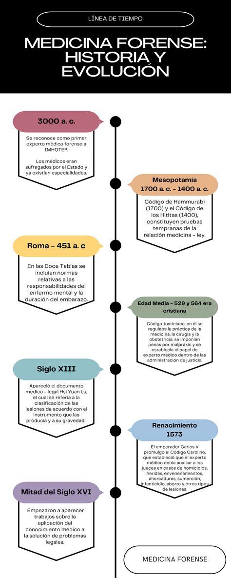 Linea De Tiempo Medicina Forense Universal 3000 Antes De Cristo 460