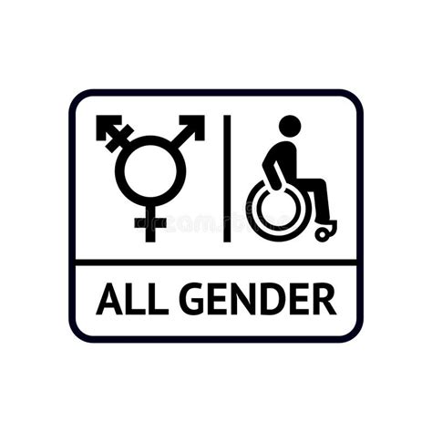 all gender restroom pictogram wc symbol stock illustration illustration of toilet room
