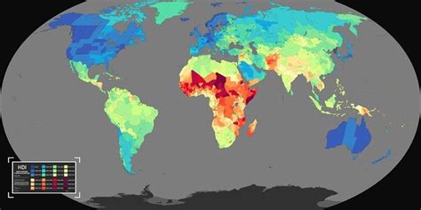 The Subnational Human Development Index Vivid Maps Human