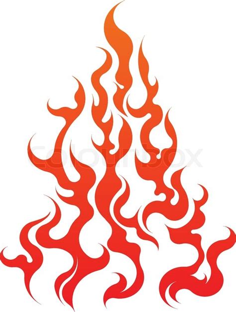 Free sign fire vector download in ai, svg, eps and cdr. Symbol of fire Vector | Stock vector | Colourbox