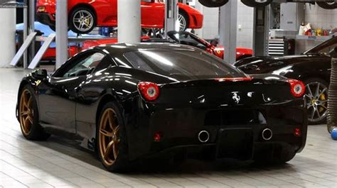 Photo All Black Ferrari 458 Speciale Is Sinister Looking