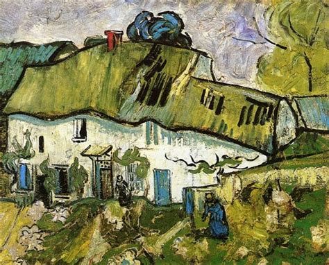 Farmhouse With Two Figures Vincent Van Gogh WikiArt Org
