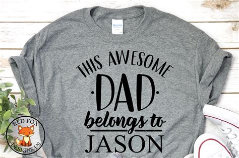 This Awesome Dad Belongs To Svg Fathers Day
