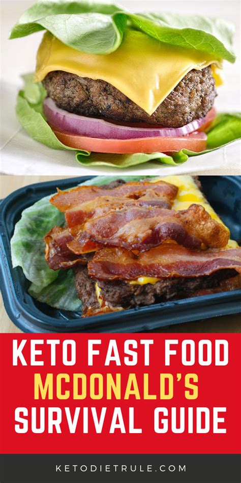 So it's good to know there's a menu just for them. Keto McDonald's Fast Food Menu: 17 Best Low-Carb Options ...