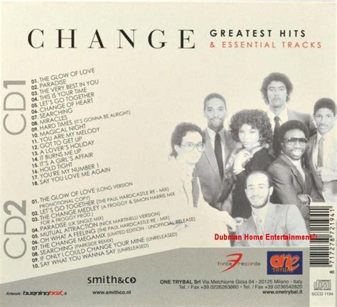 Change Greatest Hits And Essential Tracks 12 2 Cd Dubman Home