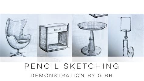 How To Draw Furniture Sketches Beginner Tutorial On The 4 Basic Forms