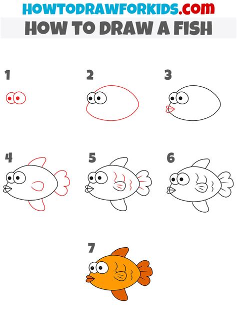 How To Draw A Fish Step By Step Easy For Kids