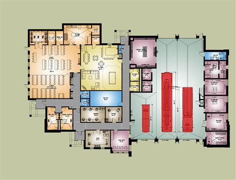 Small Fire Station Floor Plans Floorplansclick