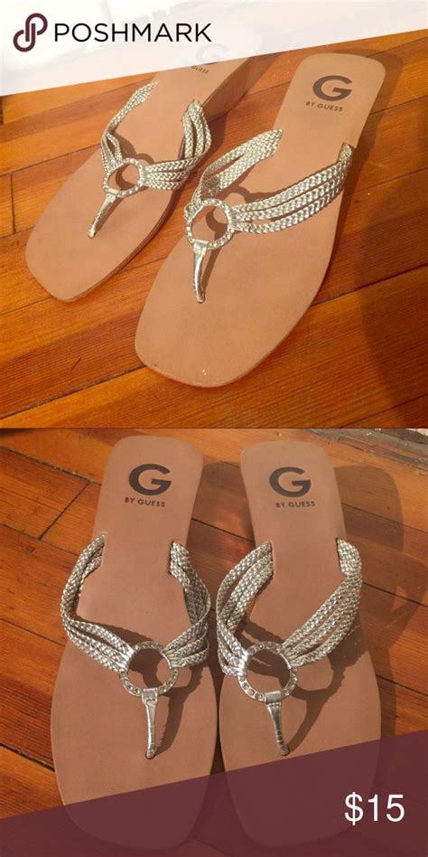 G By Guess Sandals Silver Sandals Guess Shoes Silver