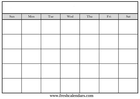 Blank Calendar Wonderfully Printable 2019 Templates