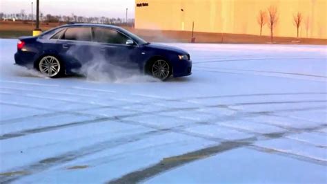 Audi S4 And Subaru Wrx Sti Snow Drifting Youtube