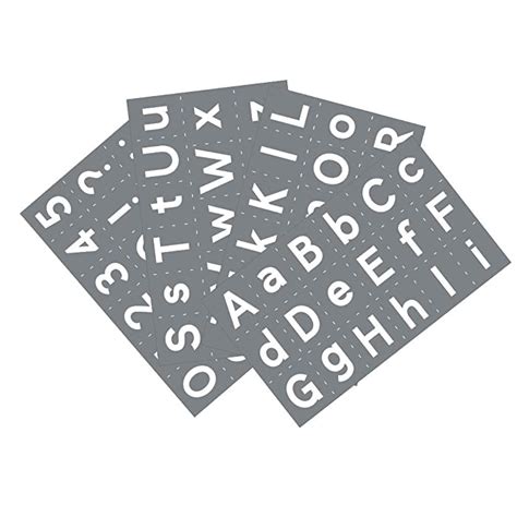 Buy 2 Inch Alphabet Letter Craft Stencils Includes Upper And Lower Case