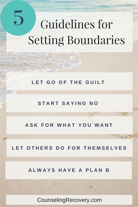 Guidelines You Need To Set Healthy Boundaries Counseling Recovery Michelle Farris LMFT
