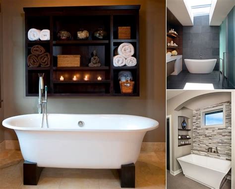 When your tub and other fixtures are. 10 Chic and Classy Behind Bathtub Wall Ideas