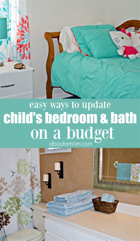 Easy Ways To Update A Childs Bedroom And Bath On A Budget About A Mom