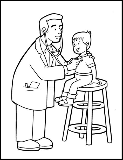 Community Helper Teacher Coloring Pages