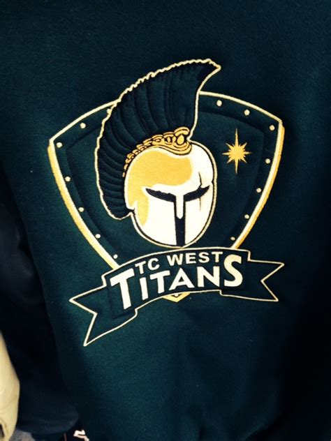 Traverse City West Titans Varsity Letterman Jacketthe Trophy Trolley