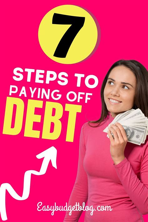 The 7 Steps To Paying Off Big Debt Easy Budget Credit Card Debt