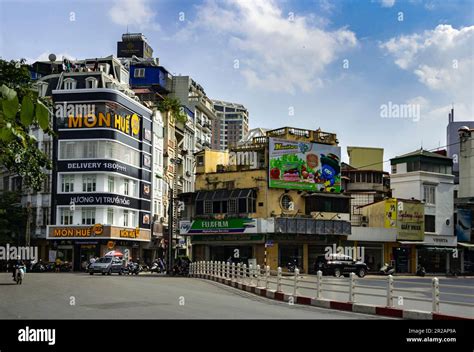 Downtown Of Hanoi Vietnam Stock Photo Alamy