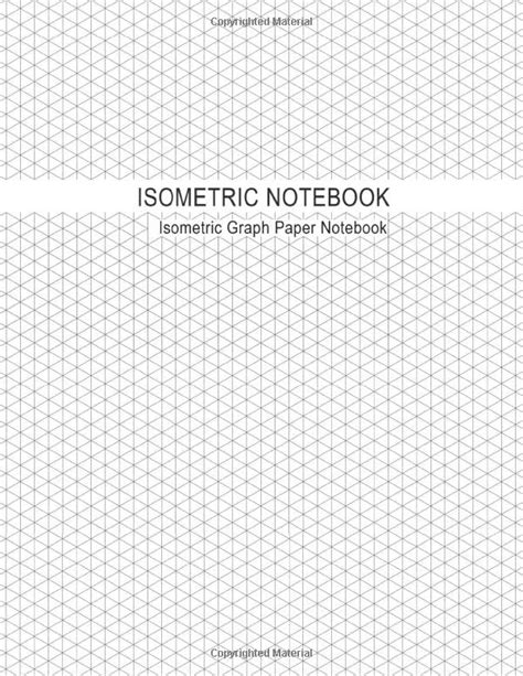 Isometric Notebook Isometric Graph Paper Notebook Isometric Paper By
