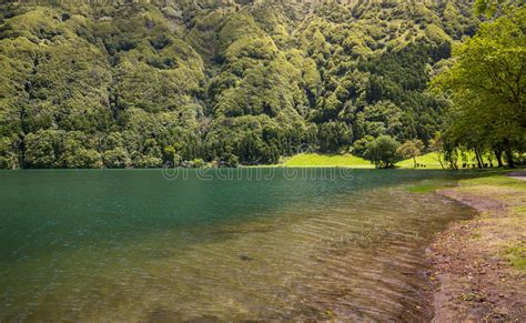 Beautiful Lake Of Sete Cidades Azores Portugal Europe Stock Image